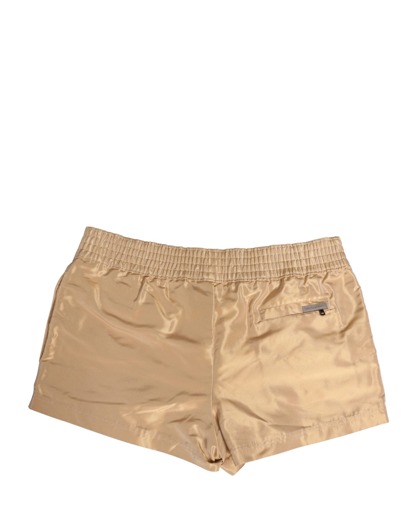 Beige Polyester Men Boxer Shorts Underwear