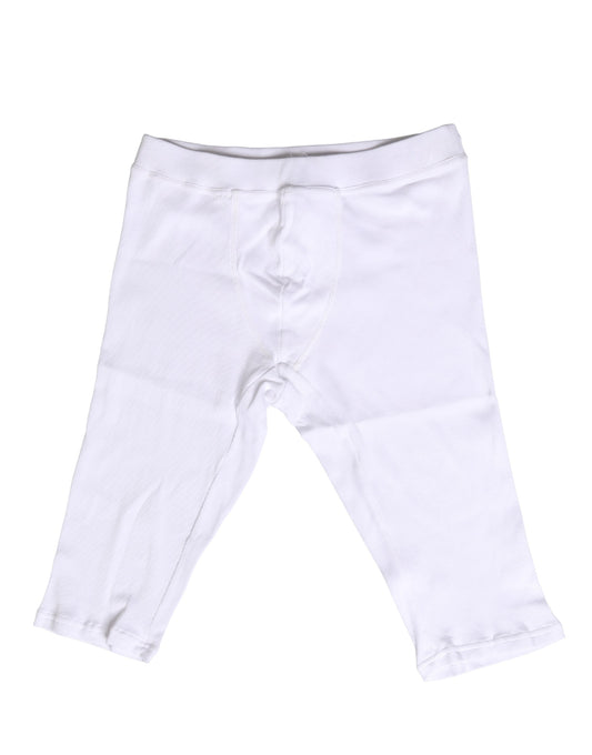 White Cotton Short Johns Men Pants Underwear