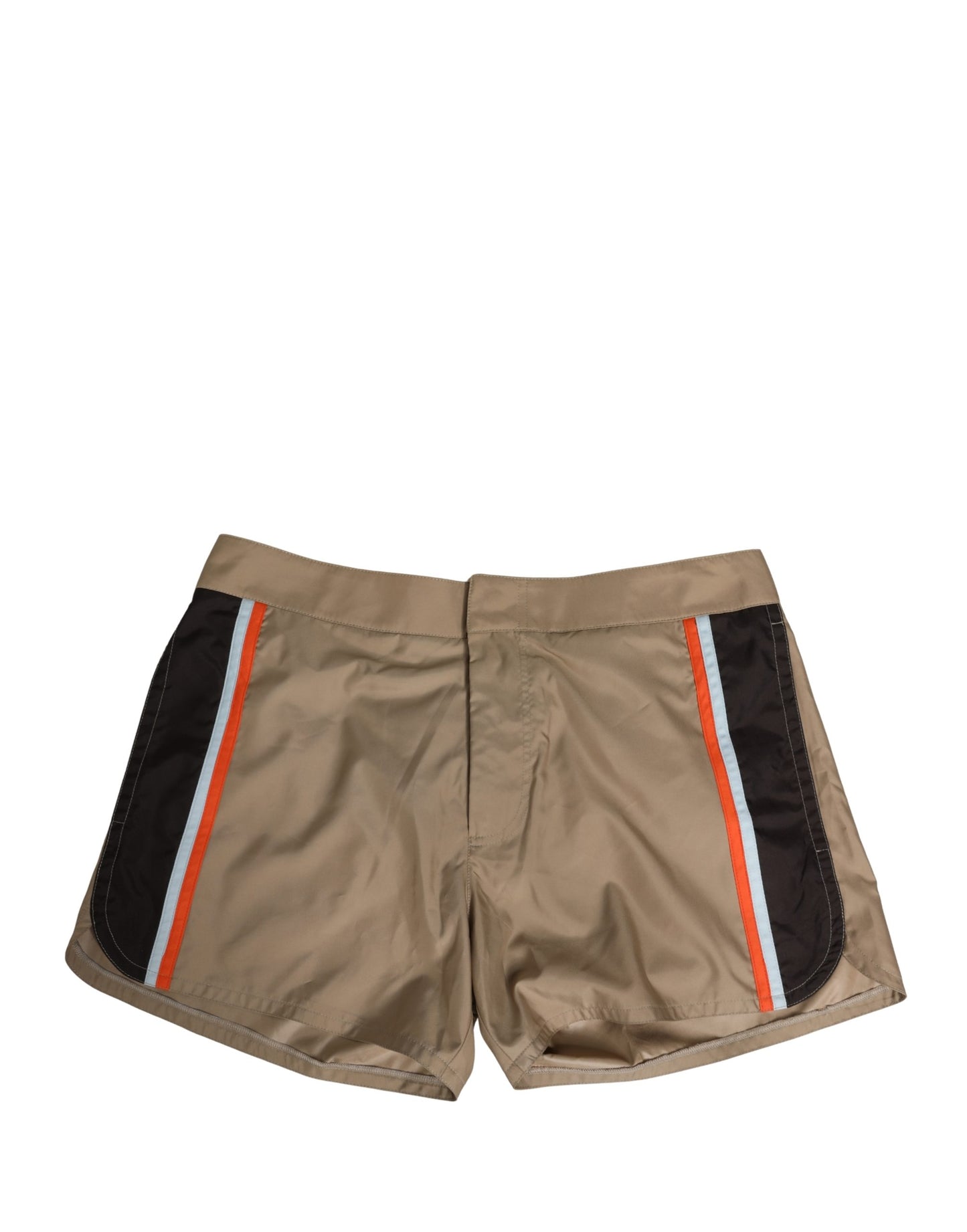 Brown Cotton Blend Mid Length Boxer Underwear