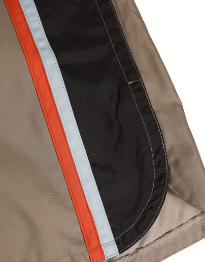 Brown Cotton Blend Mid Length Boxer Underwear