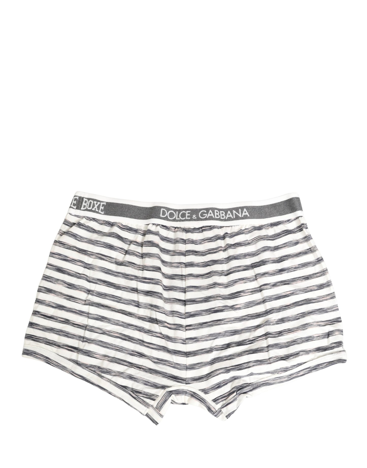 Gray White Stripes Men Regular Boxer Underwear