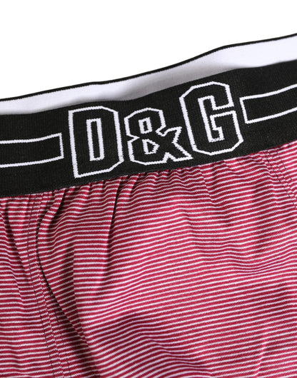 Pink D&G Logo Cotton Regular Boxer Underwear
