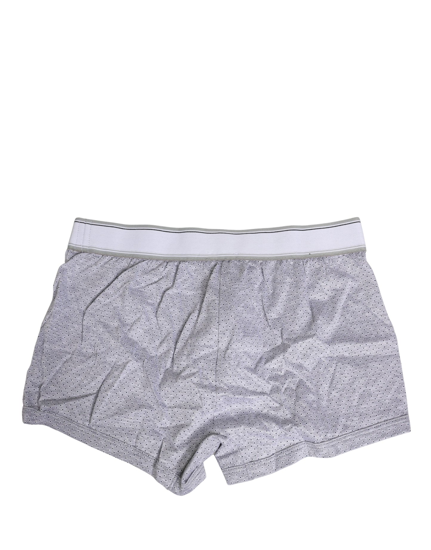 Gray Logo Cotton Men Regular Boxer Underwear
