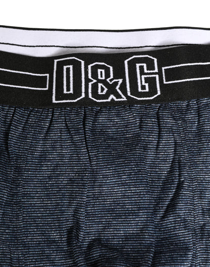 Dark Blue Logo Cotton Regular Boxer Underwear