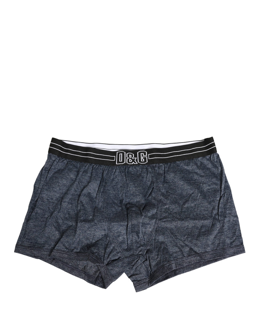 Dark Blue Logo Cotton Regular Boxer Underwear