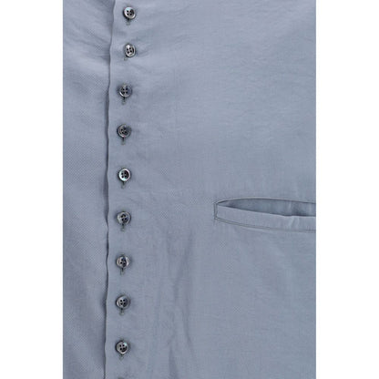 Gray Silk Shirt