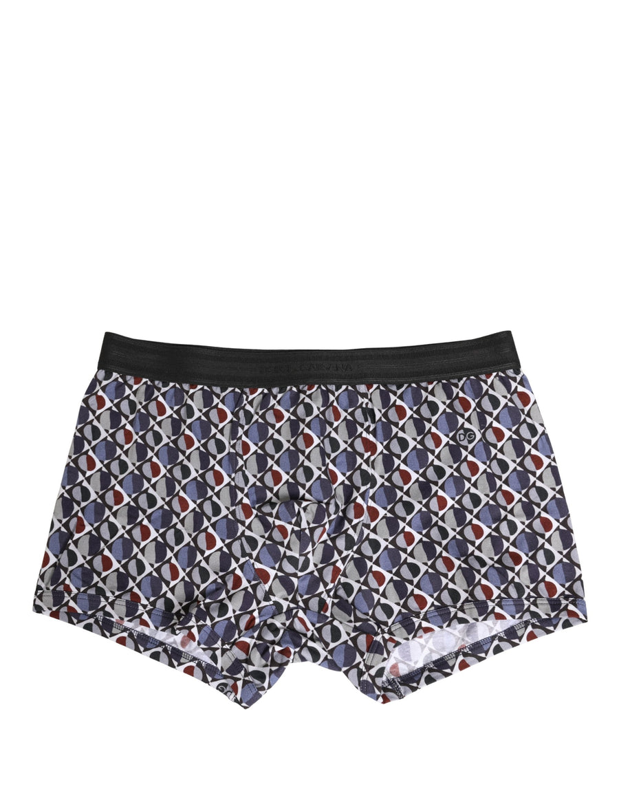Multicolor Patterned Regular Boxer Underwear