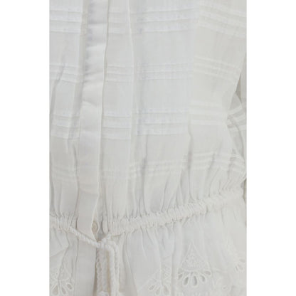 White Polyester Blouse