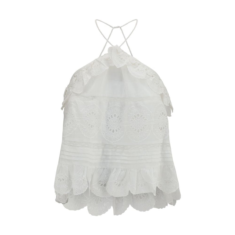White Polyester Blouse