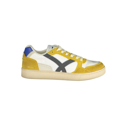 White Polyester Men Sneaker
