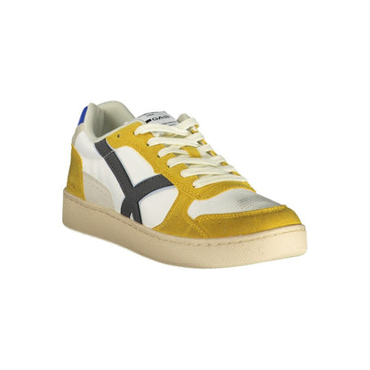 White Polyester Men Sneaker