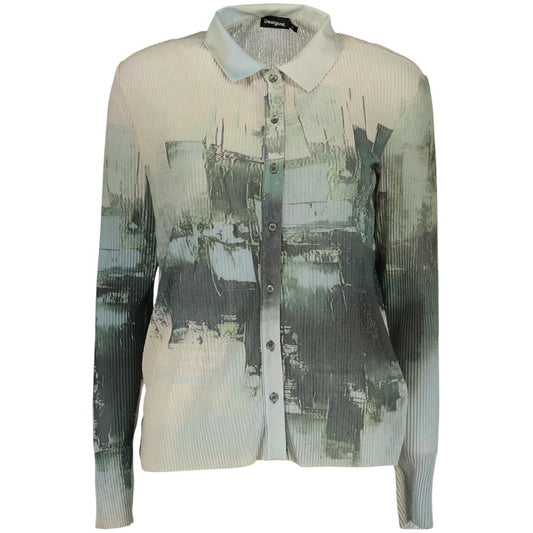 Verde Polyester Women Shirt