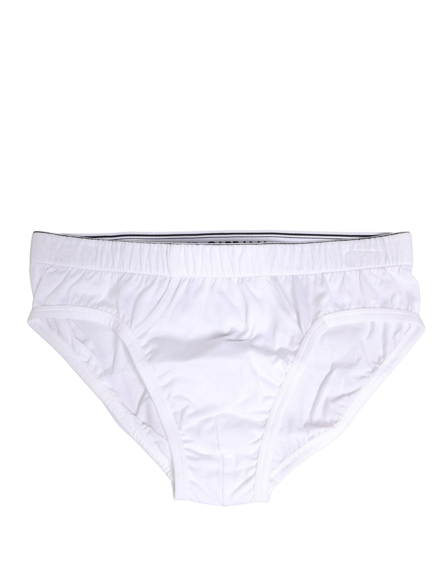 White Cotton Regular Men Midi Brief Underwear
