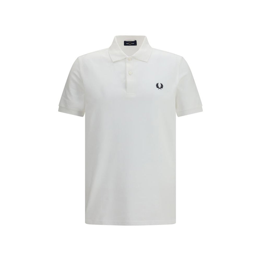 White Cotton Polo Shirt