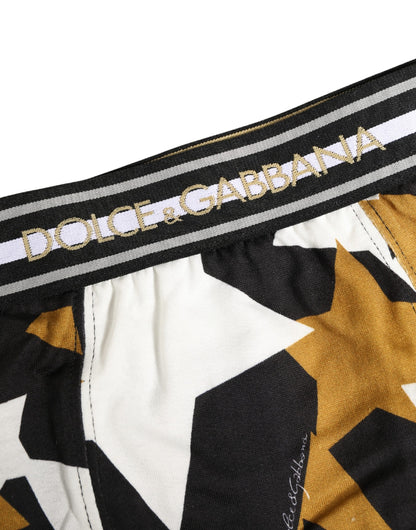 Multicolor Stars Print Regular Boxer Underwear