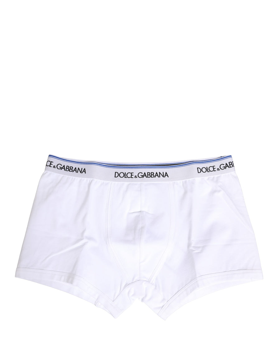 White Logo Waistband Regular Boxer Underwear