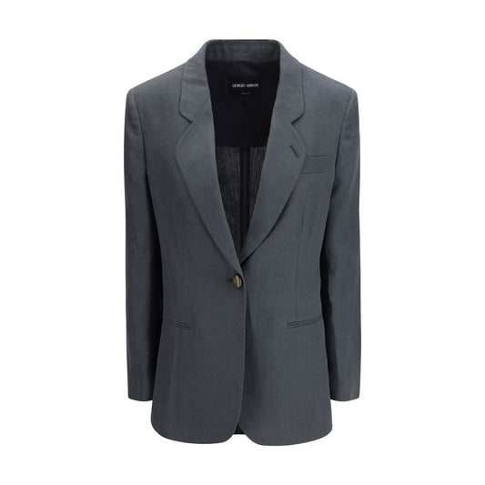 Gray Linen Jacket
