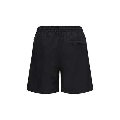 Black Nylon Bermuda Shorts