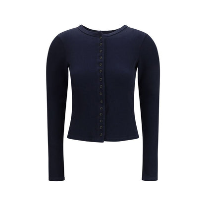 Blue Cotton Cardigan