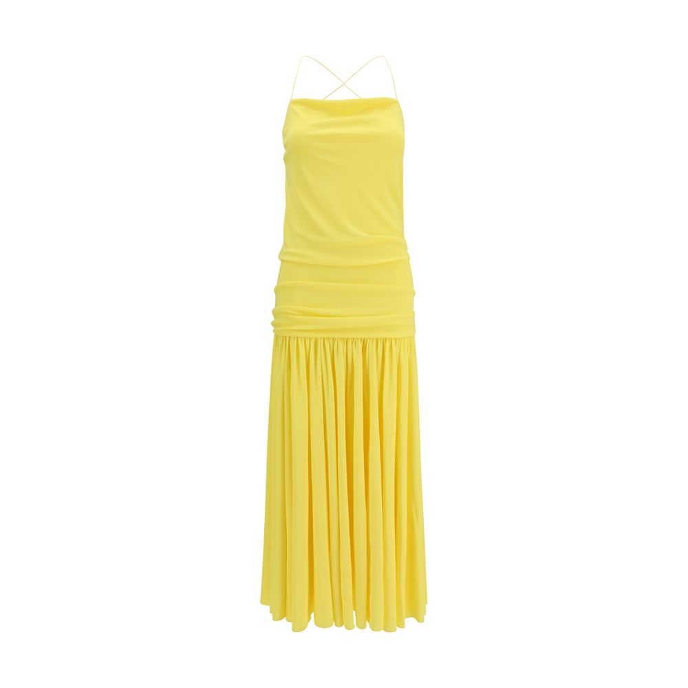 Bicolor Viscose Casual Dress