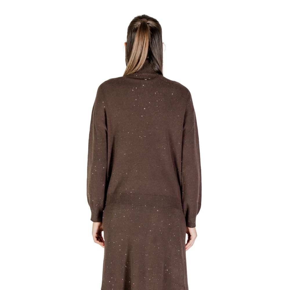 Brown Viscose Sweatshirt