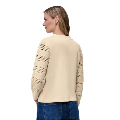Beige Modal Sweatshirt
