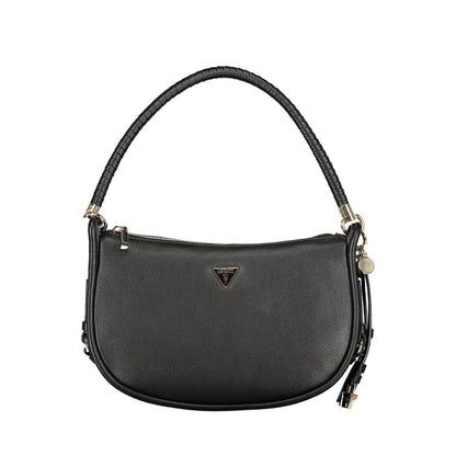 "Nero Polyurethane Women Handbag"