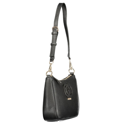 Black Polyurethane Women's Handbag