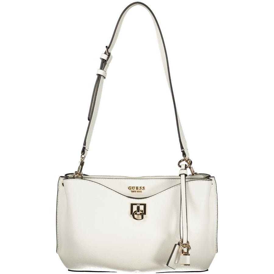 White Polyurethane Women's Bag