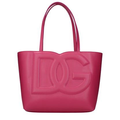 Pink Leather Handbag