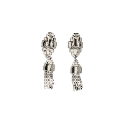 Silver Metal Earrings