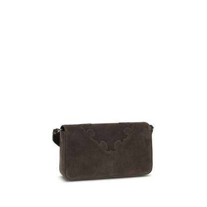 Brown Calf Leather Bos Taurus Shoulder Bag