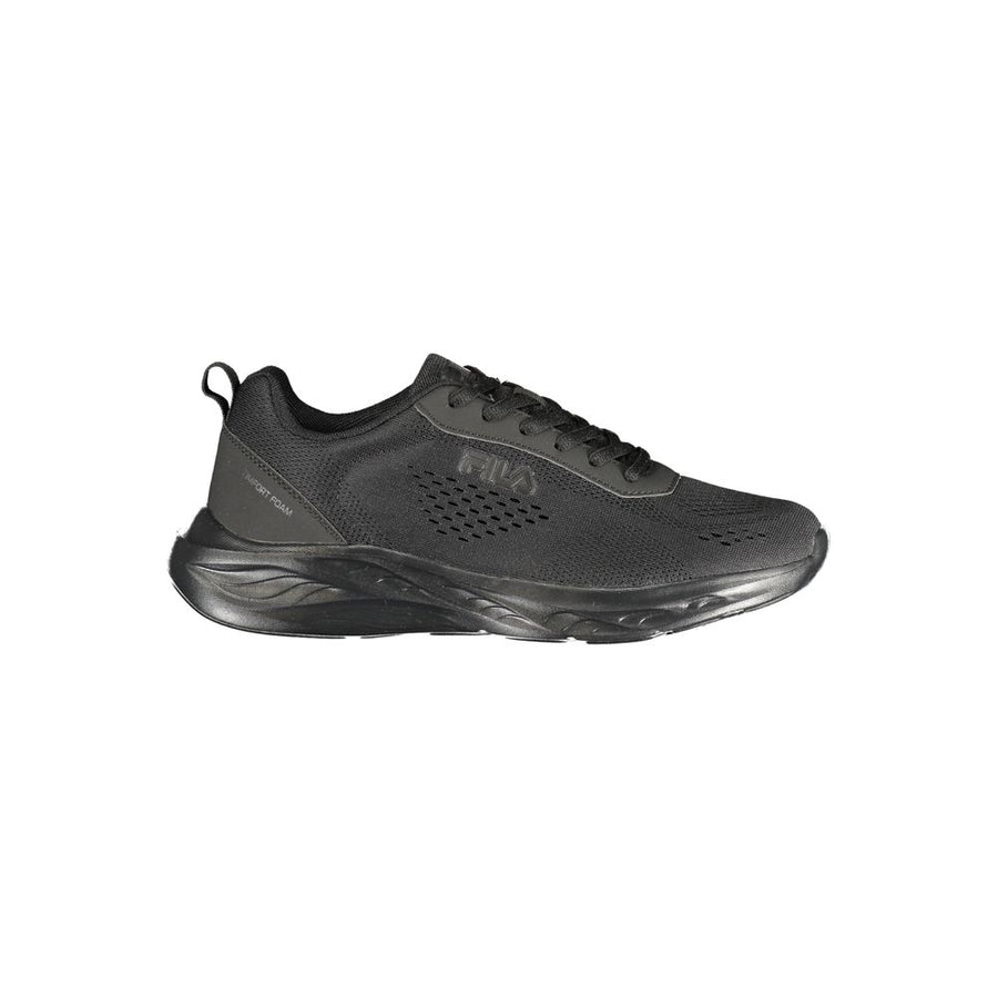 Nero Polyurethane Men Sneaker