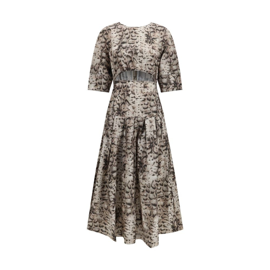 Multicolor Cotton Casual Dress
