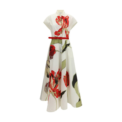 Multicolor Cotton Casual Dress