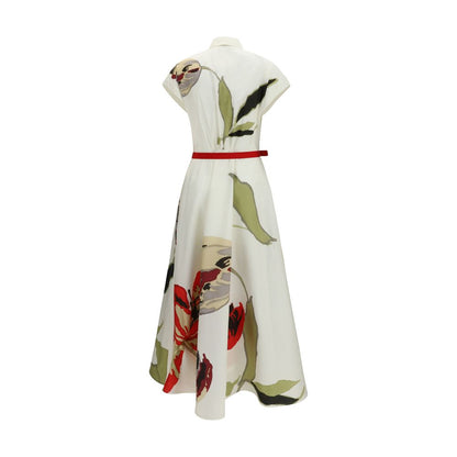 Multicolor Cotton Casual Dress