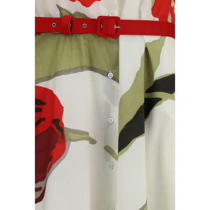 Multicolor Cotton Casual Dress