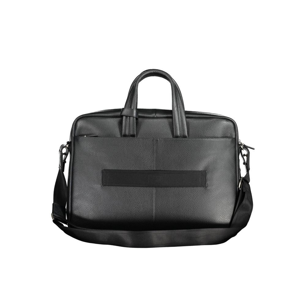 Nero Leather Men Briefcase