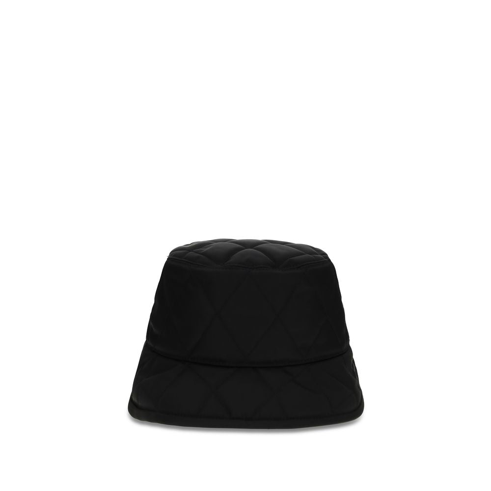 Black Polyamide Bucket Hat