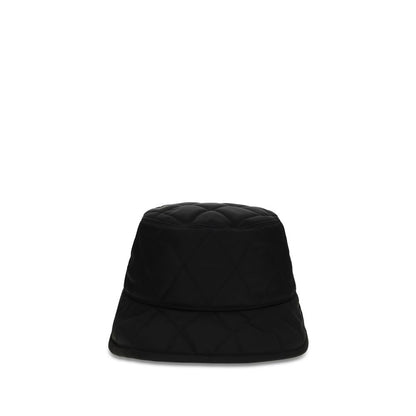 Black Polyamide Bucket Hat