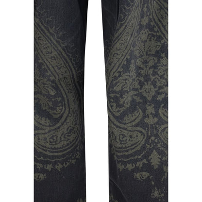 Black Cotton Jeans Denim