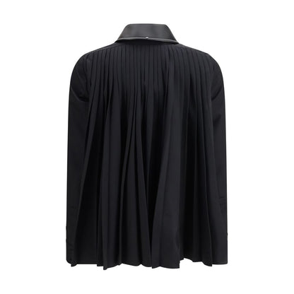 Black Polyester Pattern Shirt