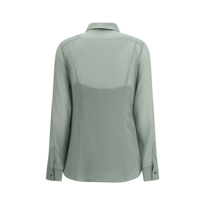 Bicolor Silk Shirt
