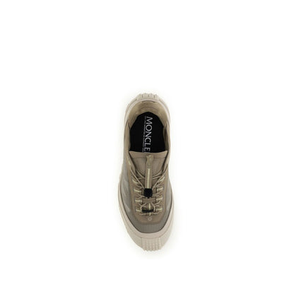 Gray Polyester Athletic Sneakers