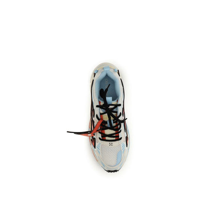 Blue Calf Leather Bos Taurus Athletic Sneakers