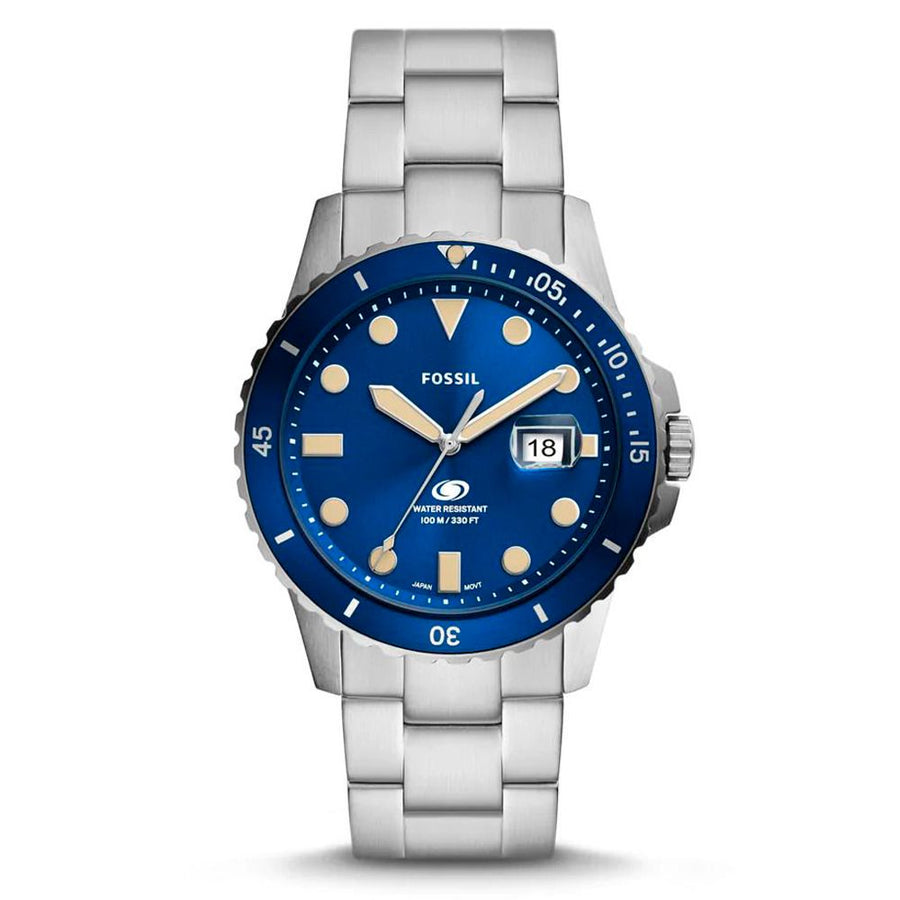 Gray Stainless Steel Dress Watch