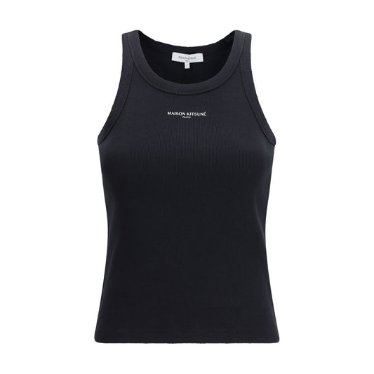 Black Cotton Tank Tops