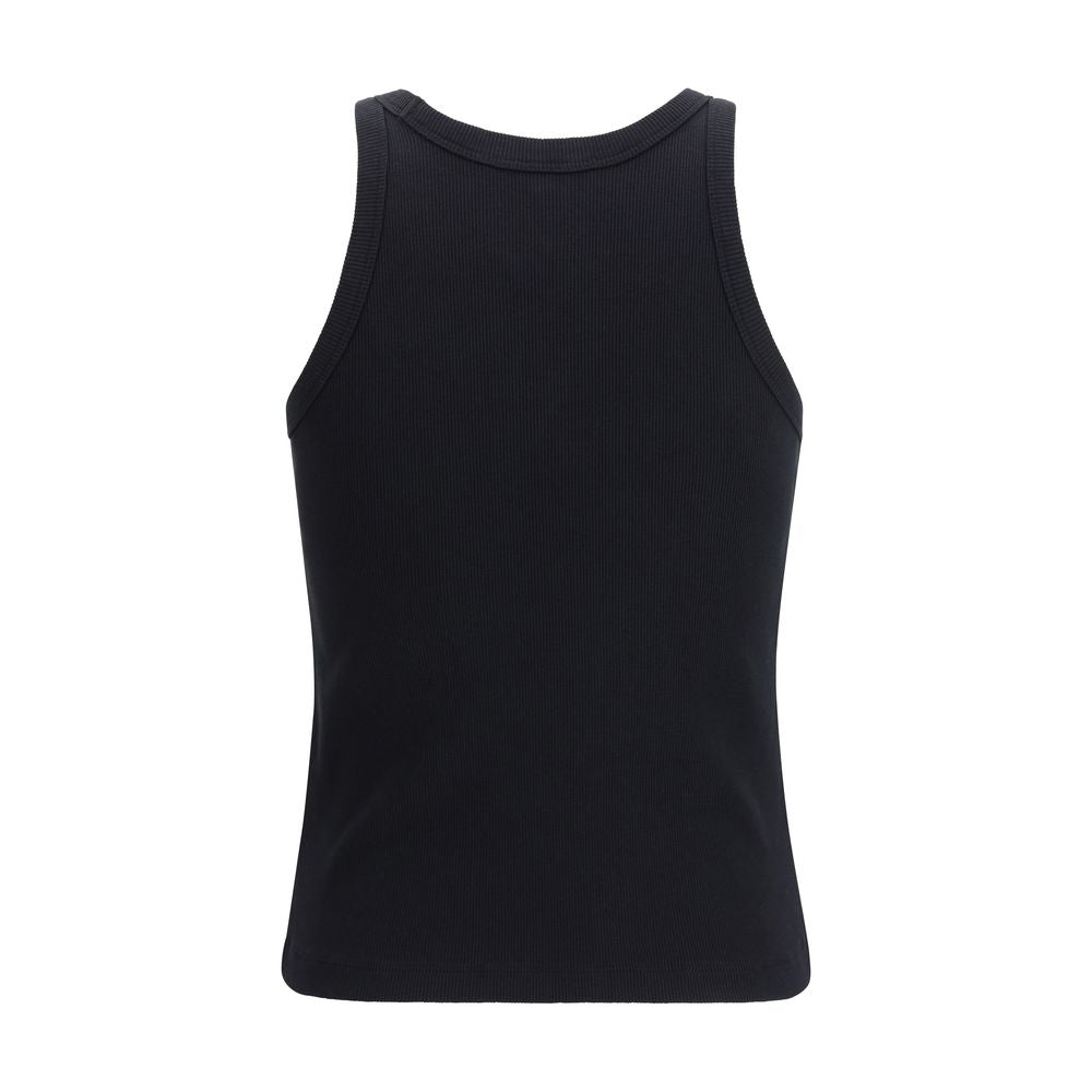 Black Cotton Tank Tops