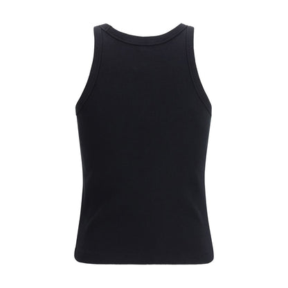 Black Cotton Tank Tops