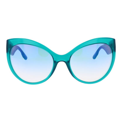 Turquoise Stainless Steel Sunglasses